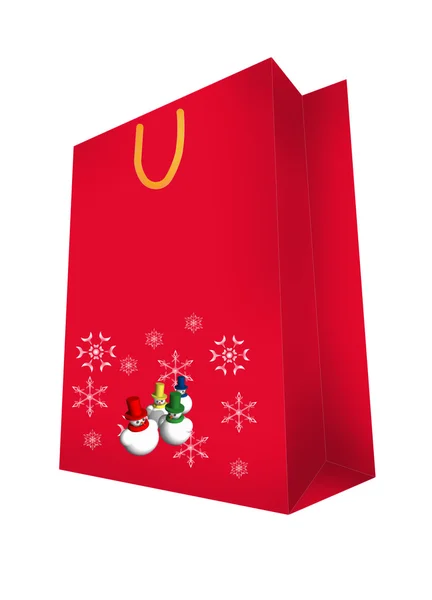 Holiday shopping bag — Stockfoto