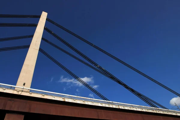 stock image Close-up image of a modern bridge