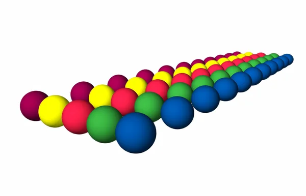 3d renderização de bolhas abstratas — Fotografia de Stock