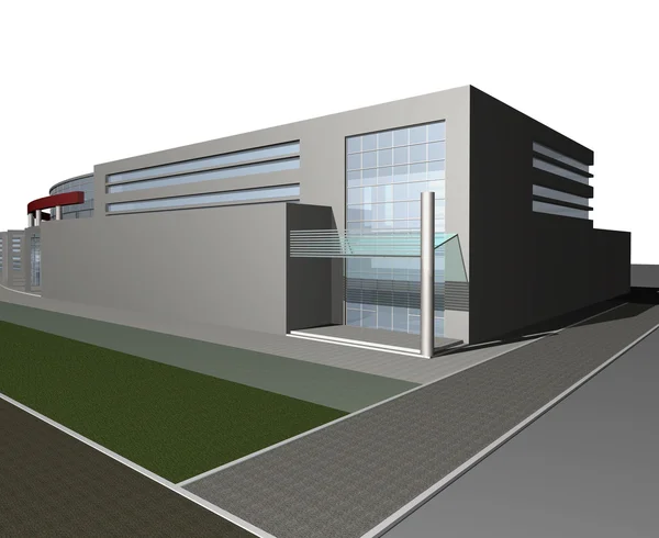 3d render of Business center — Stock Photo, Image