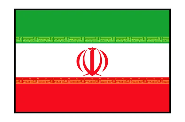 Bandera de Iran —  Fotos de Stock