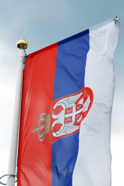 Flag of Serbia clipart