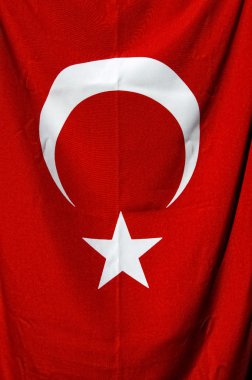 Turkish flag clipart