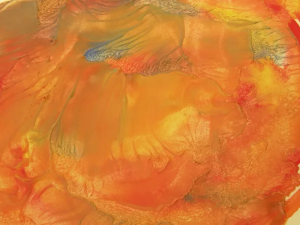 Oranžová maloval abstraktní — Stock fotografie