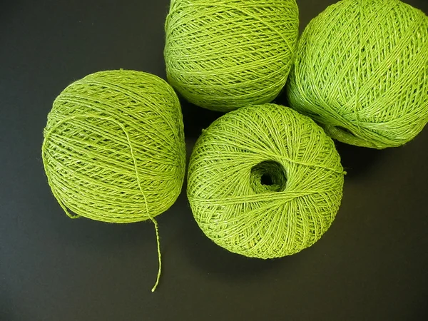 Green Threads — Stock Photo, Image