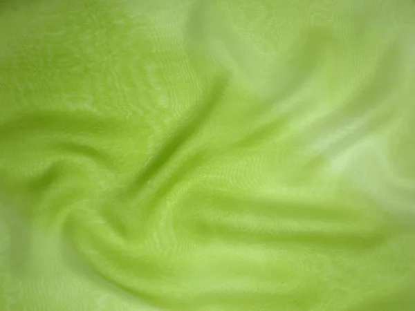 Green silk — Stock Photo, Image