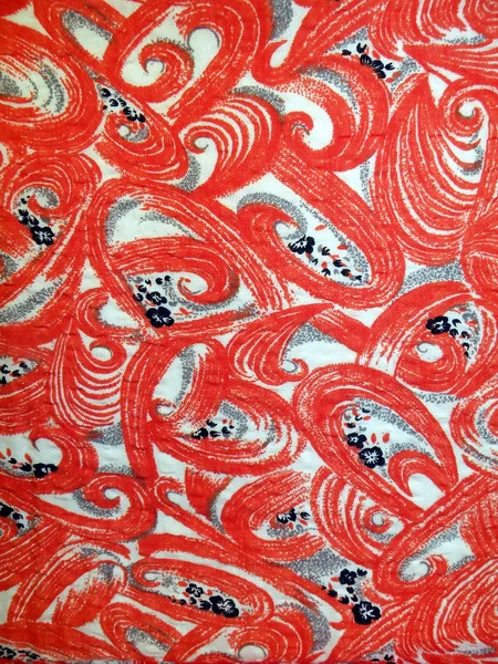 Červená textilie textura — Stock fotografie