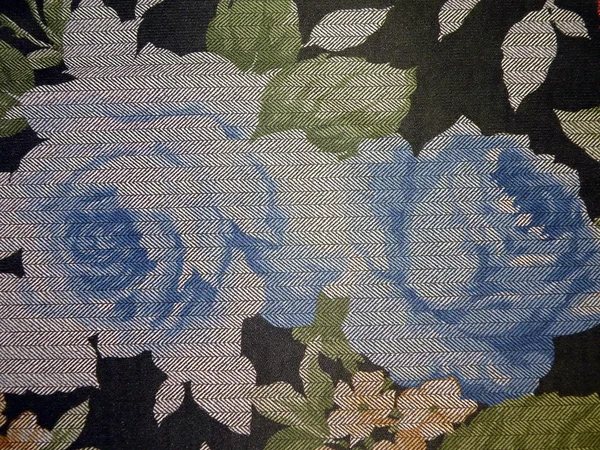 Ткань с розами — стоковое фото