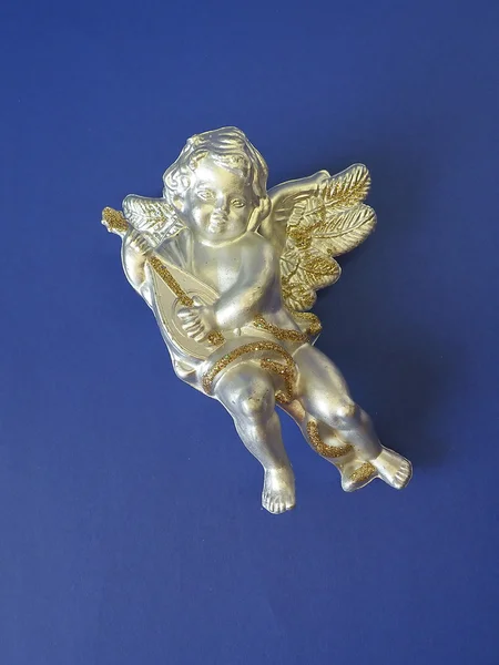 Zilveren engel — Stockfoto