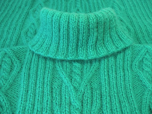 Hand-knitted jamper — Stockfoto