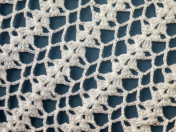 白いかぎ針編み — ストック写真