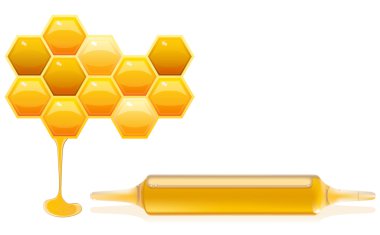 Nutrition supplements honey clipart