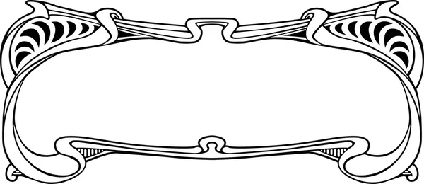 Рамках в стилі ар нуво — стоковий вектор