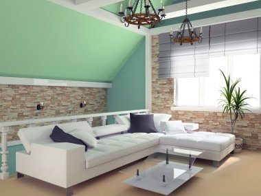 Green penthouse clipart