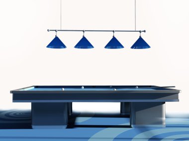 Billiard room clipart