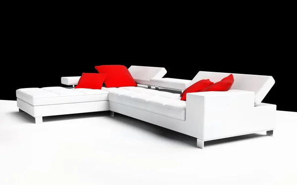 Mobiliário sobre fundo branco — Fotografia de Stock
