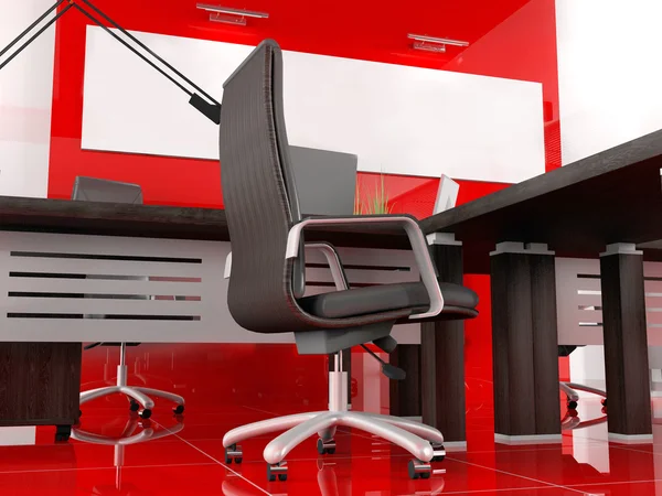Röd office — Stockfoto