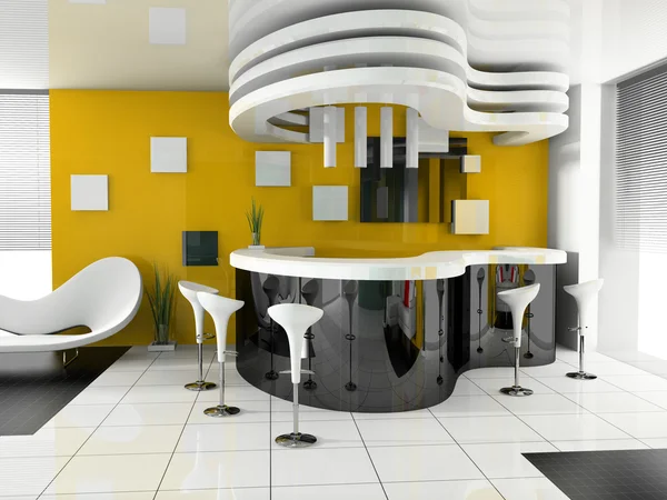 Reception in modern hotel — Stock Photo, Image