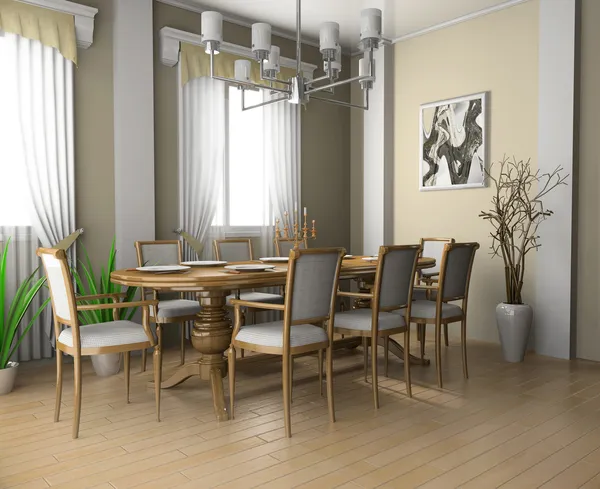Restaurant a room in the house — Stock Photo, Image