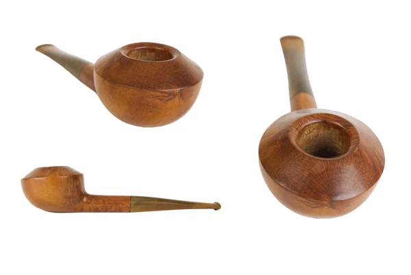 Broadhead wooden tobacco pipe — Stock Photo, Image