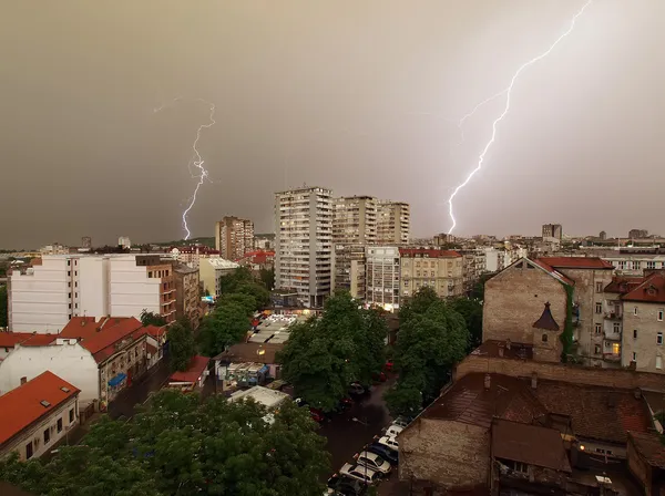 일광 번개 폭풍 — 스톡 사진
