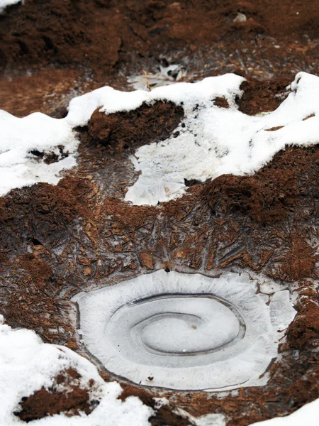 Natural Ice spiral — Stock Photo, Image