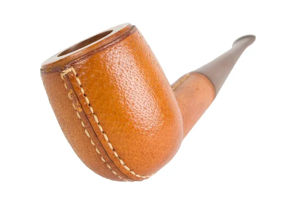One leather pipe — Stock Photo, Image