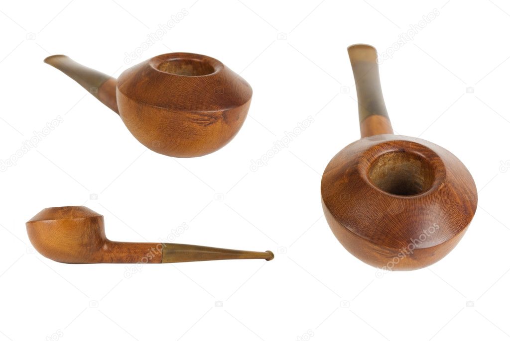 Broadhead wooden tobacco pipe