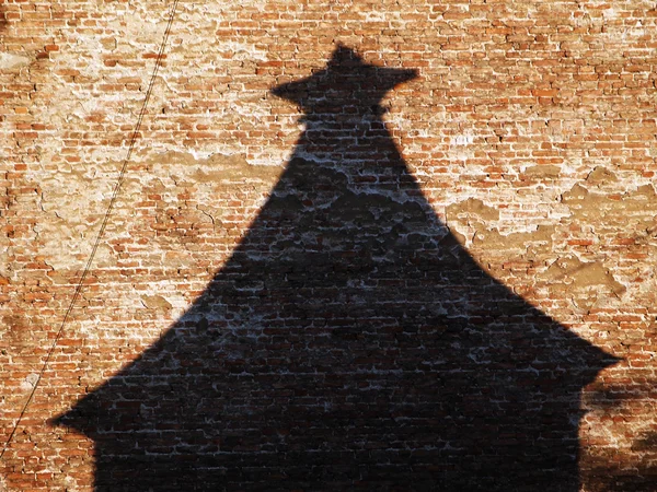Shadow of a tower — Stock Photo, Image