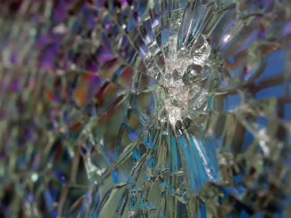 Пуленепробиваемое стекло — стоковое фото
