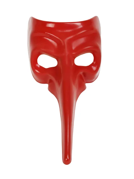 Máscara vermelha — Fotografia de Stock