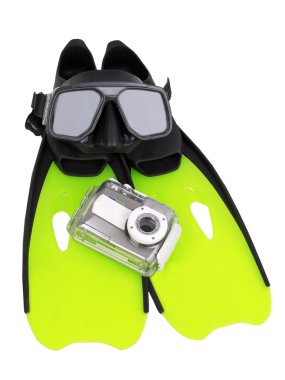 Underwater photography equipment clipart