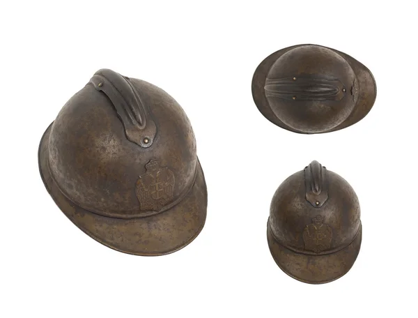 Světové války jeden vojenská helma — Stock fotografie