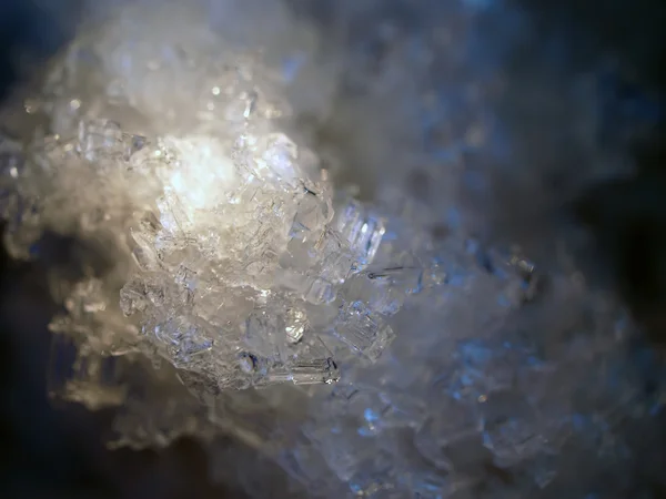 Fundo abstrato de cristais de gelo — Fotografia de Stock