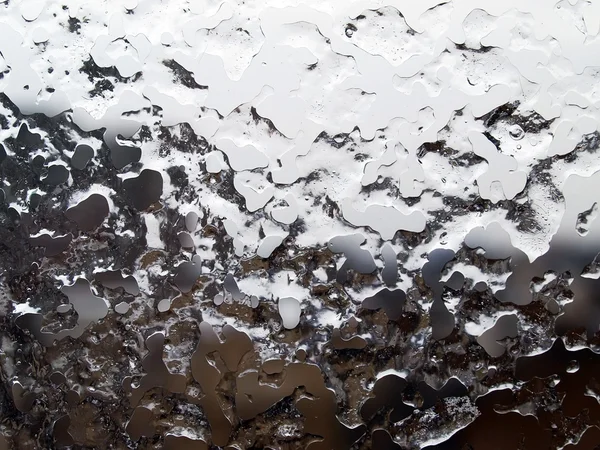 Iced up window — Stock Photo, Image