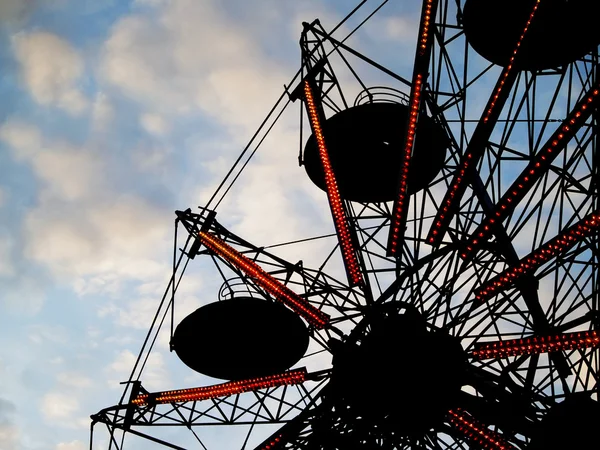 Parque de diversões Ferris Wheel Fotos De Bancos De Imagens