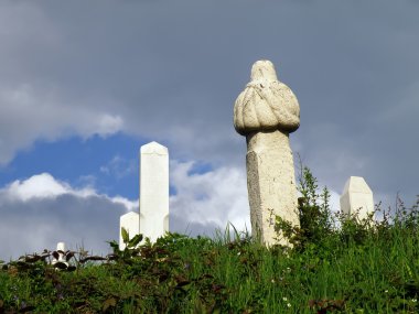 Old muslim cemetery clipart