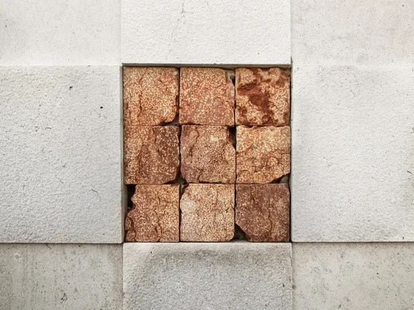 Cubi di pietra rossa — Foto Stock