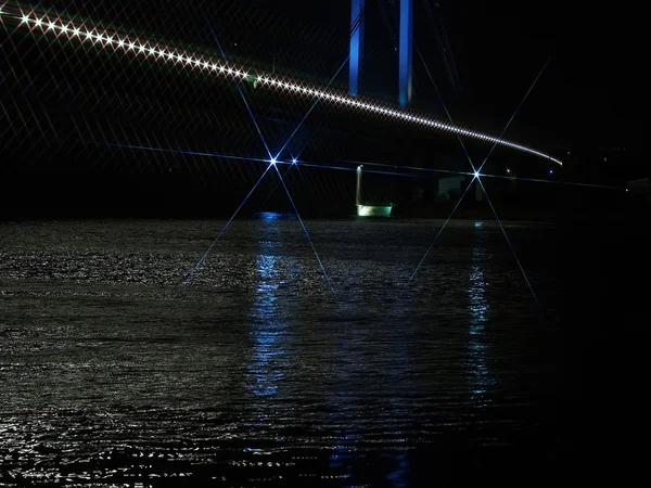 Pont ferroviaire de Belgrade à proximité — Photo