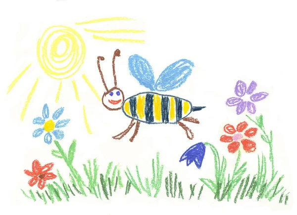 蜜蜂宝宝 图库照片