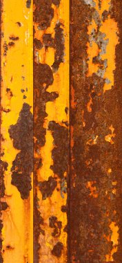 Rusty metallic planks clipart