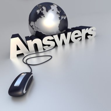 Answers online clipart