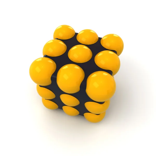 М'яч куб — стокове фото