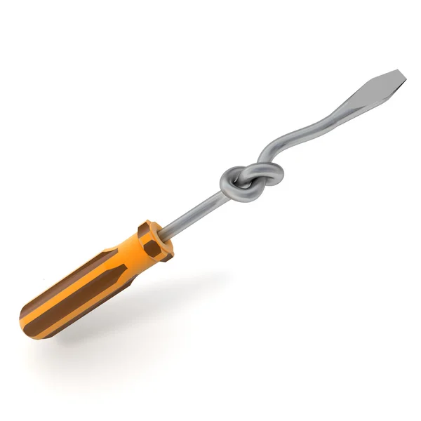 Useless screwdriver — Stock Photo, Image