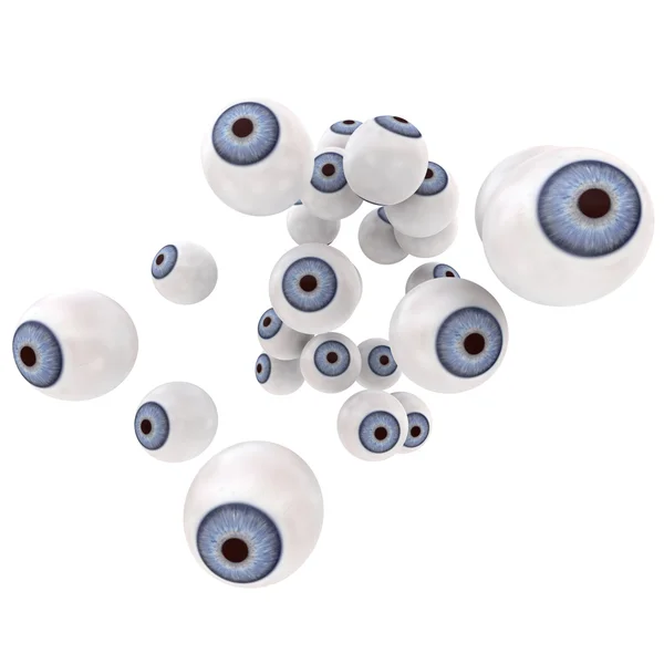 Bolas de olho azul — Fotografia de Stock