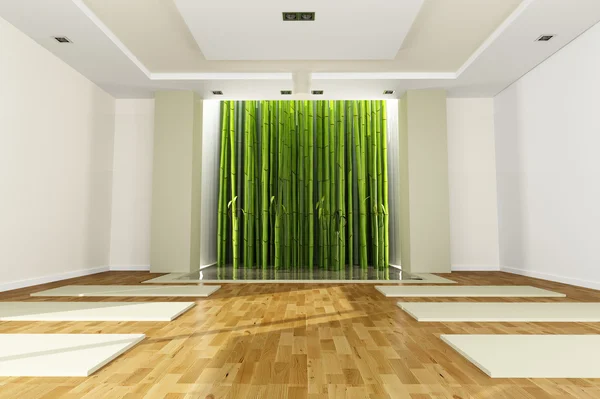 Sala de aula ioga — Fotografia de Stock
