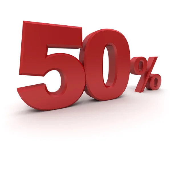 50% — Zdjęcie stockowe