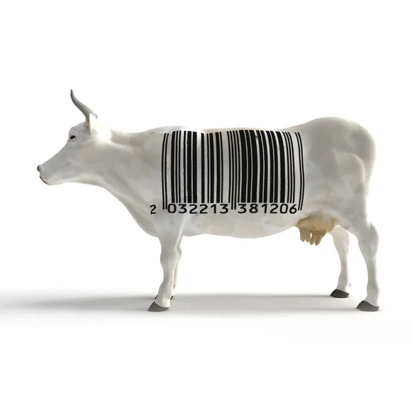 Bar code cow — Stock Photo, Image