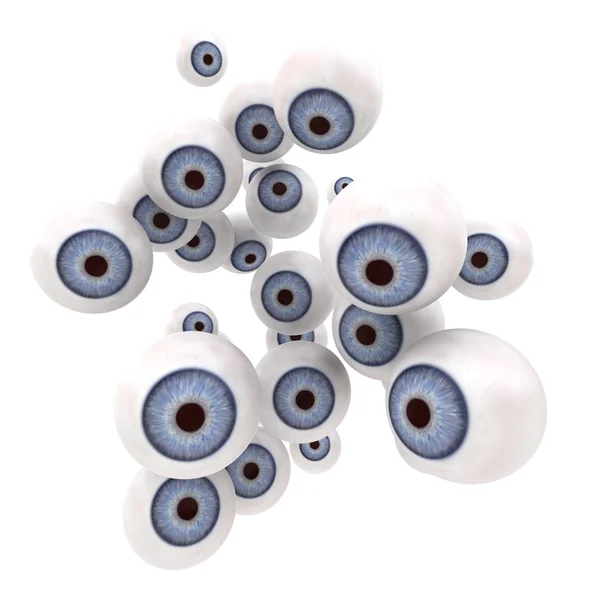 stock image Blue eye balls staring