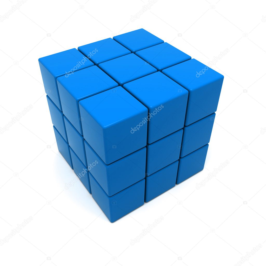 Blue cubic structure